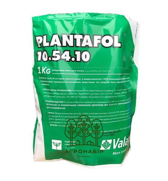 Plantafol (Плантафол) Цвітіння, бутонізація 1 кг мінеральне добриво NPK 10.54.10, Valagro 660799101 фото