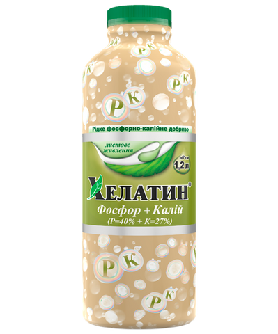 Хелатин Фосфор + Калій 1,2 л хелатне мікродобриво, Кіссон 998778633 фото