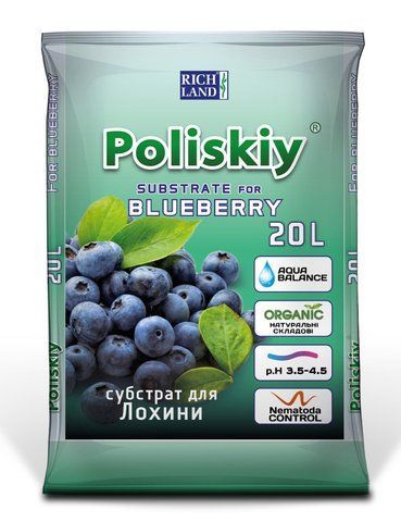 Поліський Субстрат для лохини 20 л, рН 3,5-4,5, Garden Club 998778545 фото