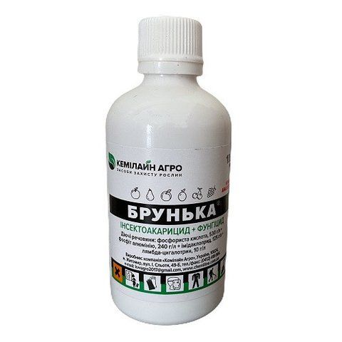 Брунька 100 мл інсектоакарицид + фунгіцид, Кемілайн Агро 792187636 фото