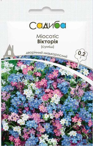Насіння міосотіс Вікторія суміш 0,2 г, Hem Zaden 832784476 фото