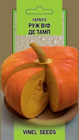 Семена тыквы Руж Виф де Тамп 10 шт, Vinel' Seeds 647535128 фото