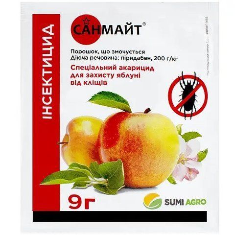 Санмайт 9 г акарицид, Sumi Agro 543227421 фото