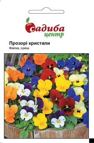 Насіння Фіалки Прозорі кристали F1  0,05 г, Садиба 998778521 фото